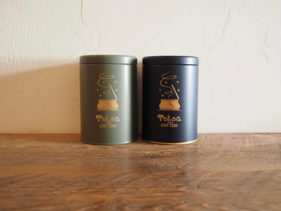 Tokoa coffee 缶 Blend Box 200g×2(モスグリーン&ネイビー) |