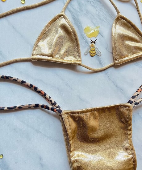 metallic Bikini/gold0001