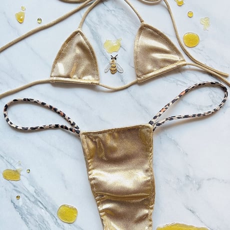 metallic Bikini/gold0001
