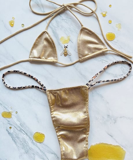 metallic Bikini/gold0001