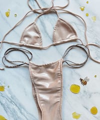 metallic Bikini/beige0001