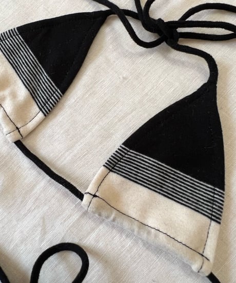 cotton like /Gray×Black