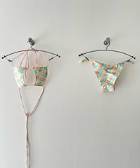トロピカルチェック　眼帯ビキニ