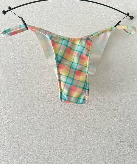トロピカルチェック　眼帯ビキニ
