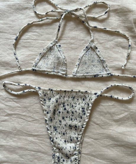 cotton×flower blue nostalgie