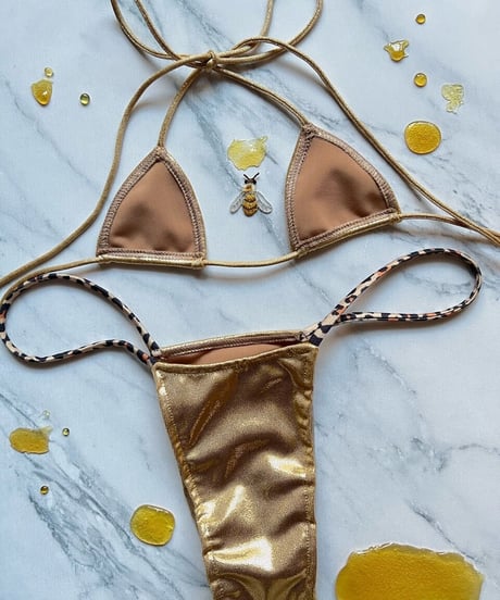 metallic Bikini/gold0001