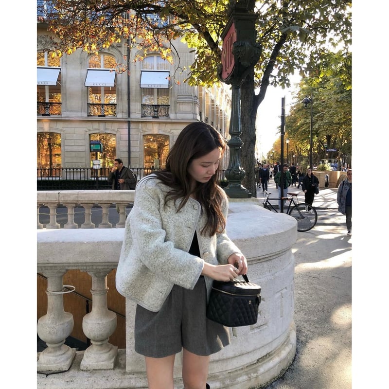OUNCE】erin alpaca boucle tweed jacket (予約) | B