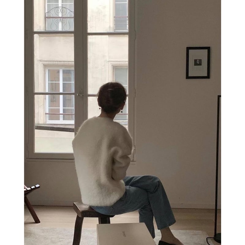 OUNCE】alpaca holga round knit (即納) | Bellmi 