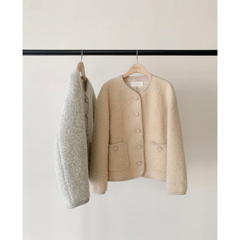 alpaca boucle jacket ounce韓国 alpaca boucle jacket ounce韓国