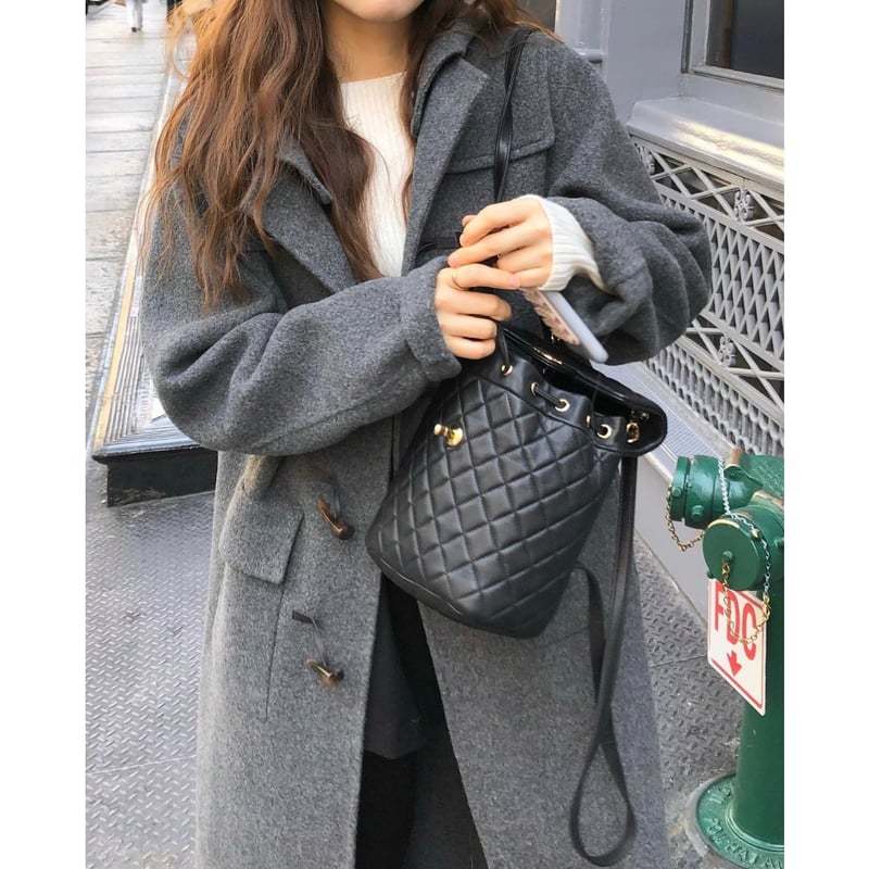 ounce handmade coat ハンドメイドコートチャコール韓国 ounce handmade coat ハンドメイドコートチャコール韓国