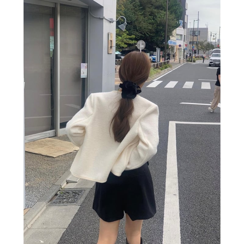 LITER】margaret wool tweed cardigan (予約) | Bellmi