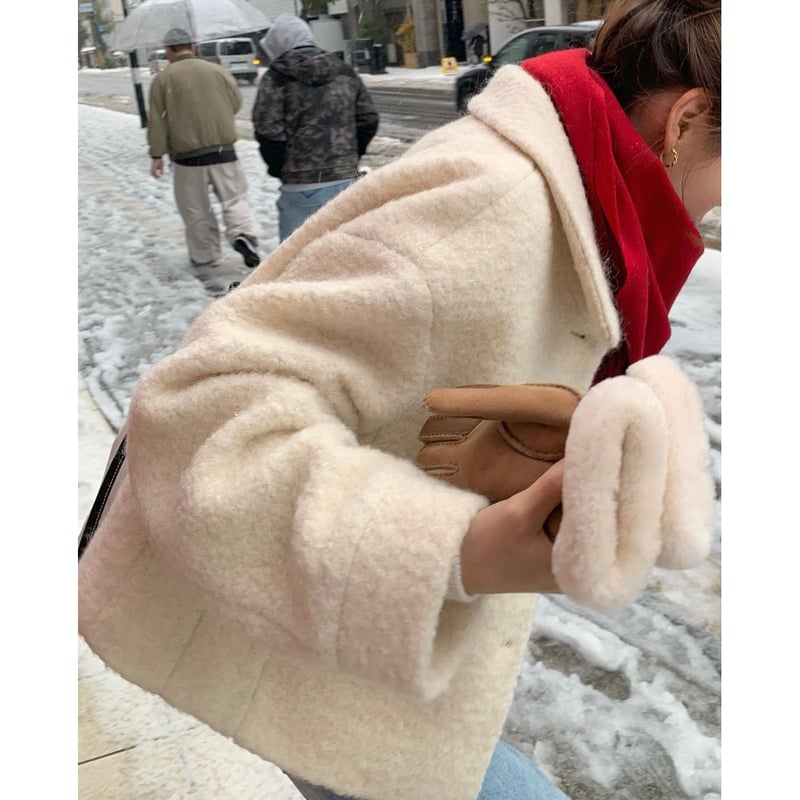 alpaca boucle jacket ounce韓国 alpaca boucle jacket ounce韓国
