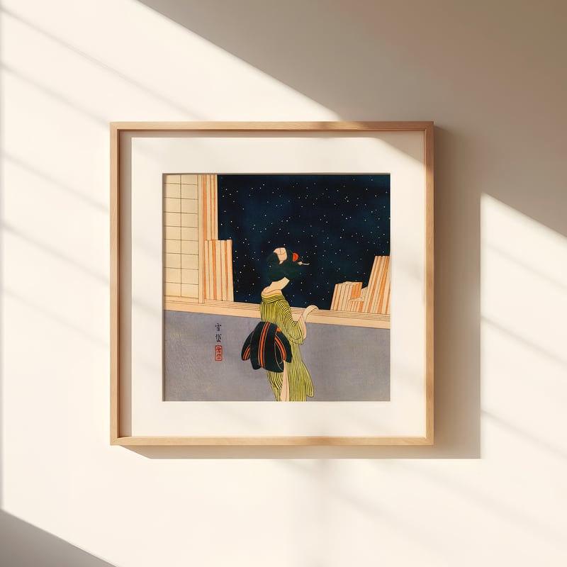 木版画草紙 おせん / 邦枝完二 小村雪岱画 | Natsume Books - 版画