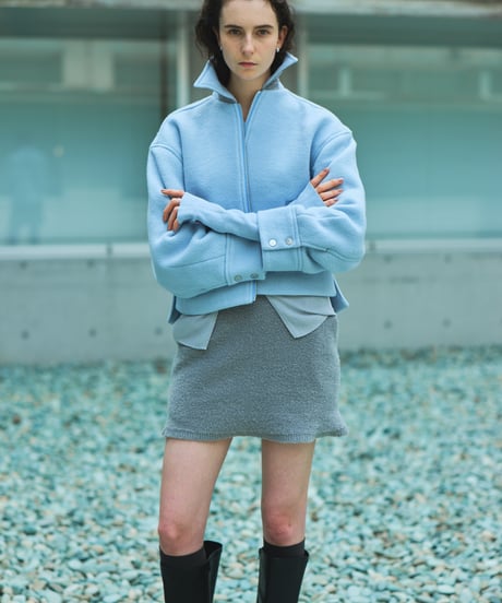 2way Rib Knit 24AWHE-046<gray>