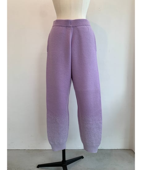Gradation Knit Sweat Pants <lavender> 23HEAW-027