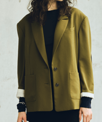 Line Tailor Jacket 24AWHE-041A<kahki>