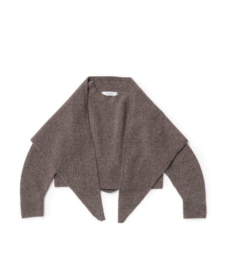 Fluffy Shawl Set Knit