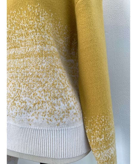 Gradation Knit Sweat Pullover  <Yellow> 23HEAW-026