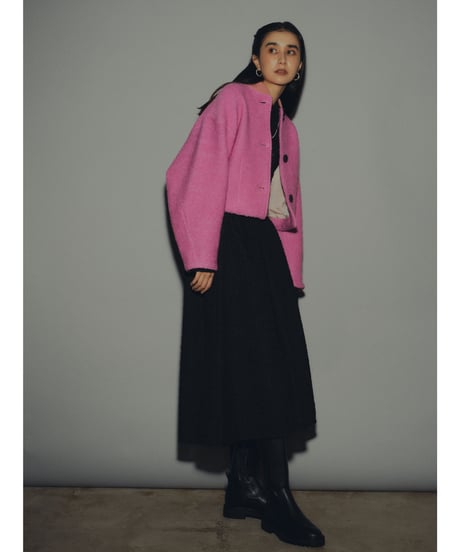 Roving Tweed Blouson <Pink> 23HEAW-020