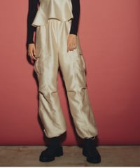 Glitter Parachute Pants <Champagne> 23HEAW-024