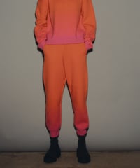 Gradation Knit Sweat Pants <Orange> 23HEAW-027