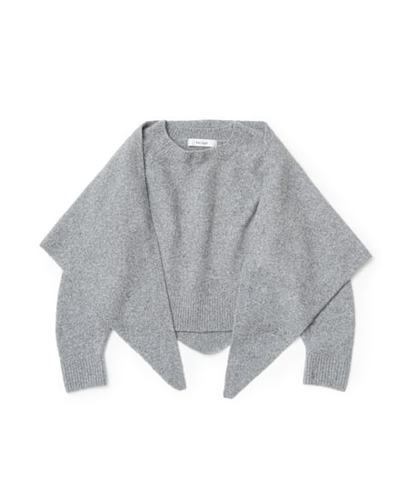 Fluffy Shawl Set Knit
