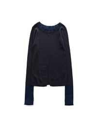 2way Rib Knit 24AWHE-046<charcoal>