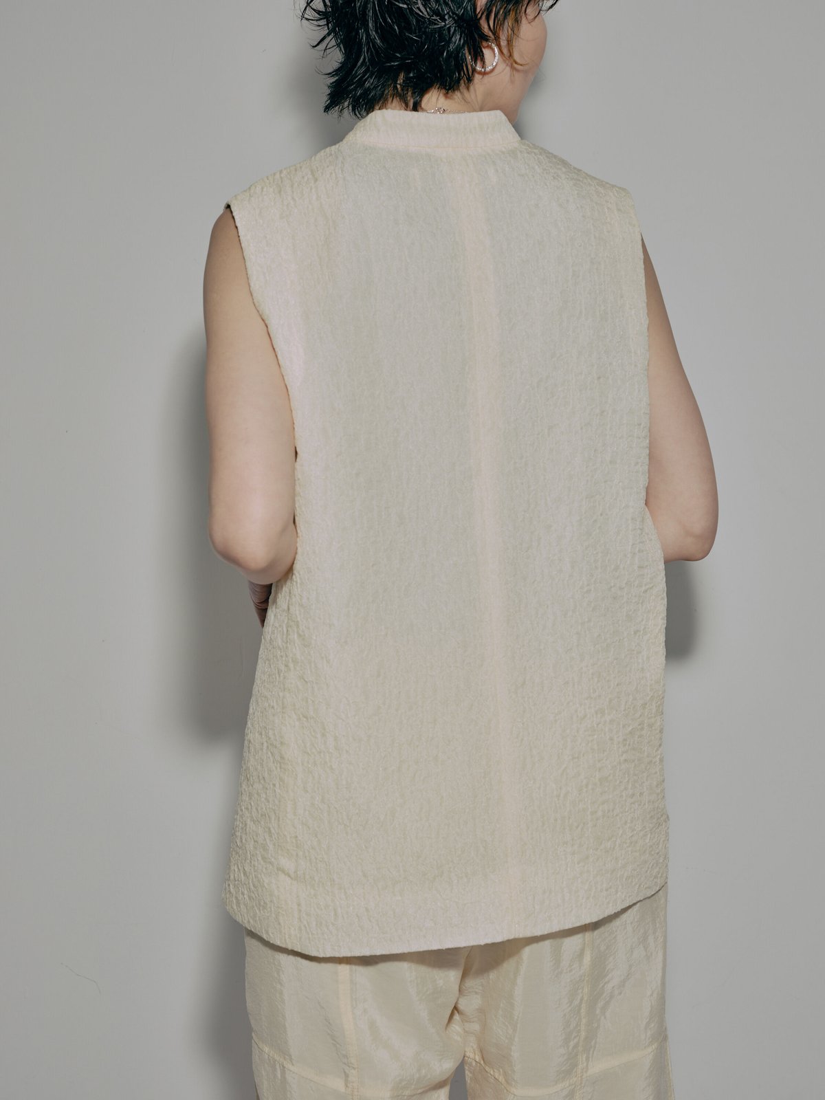 HE23SM-2 マニッシュベスト <jaquard/ivory> | He