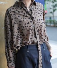 Print Tie Blouse