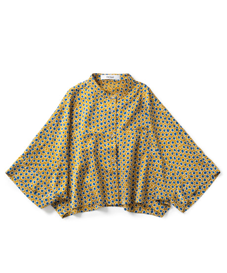 Vintage veil shirts <yellow blue>