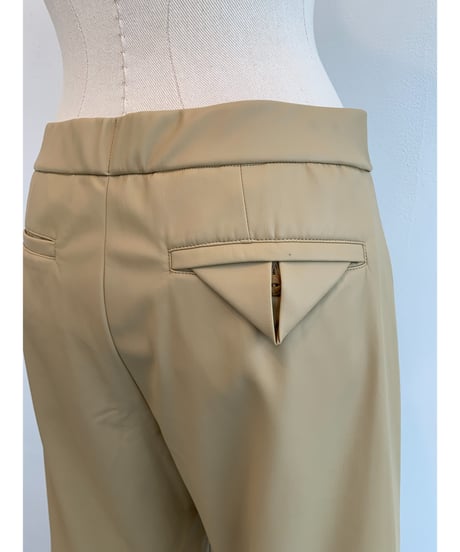 Vegan Leather Pants <Beige> 23HEAW-018