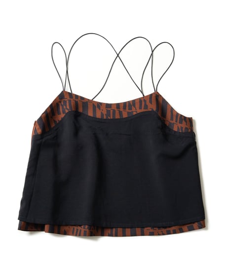 Vandal chic camisole <brown>