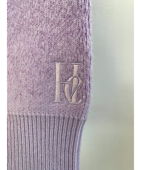 Gradation Knit Sweat Pullover <Lavender> 23HEAW-026