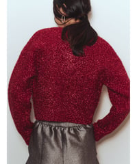 Glitter Cardigan <Red> 23HEAW-025