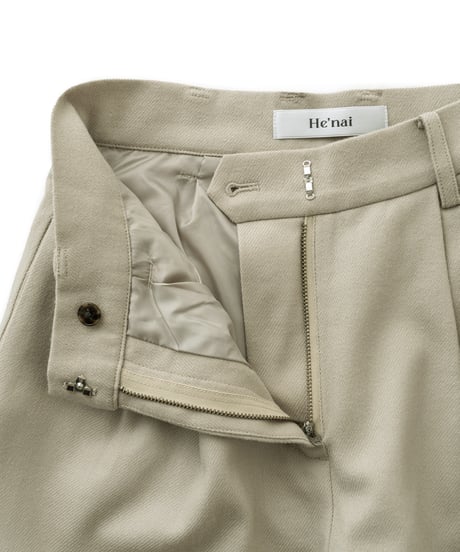 Dress Track Pants 24AWHE-042<beige>