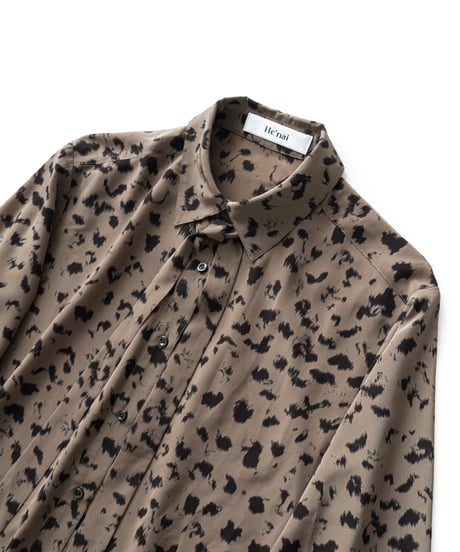 Print Tie Blouse