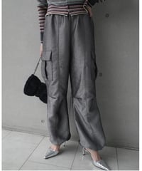 Glitter Parachute Pants <Silver> 23HEAW-024