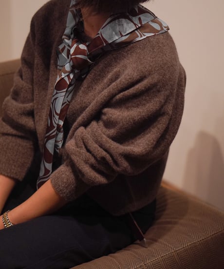 Fluffy Shawl Set Knit