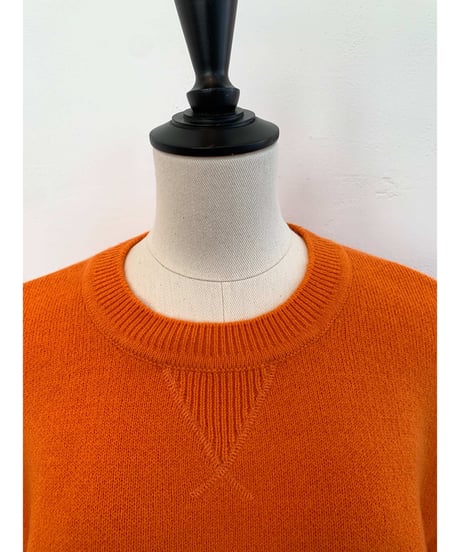 Gradation Knit Sweat Pullover  <Orange> 23HEAW-026