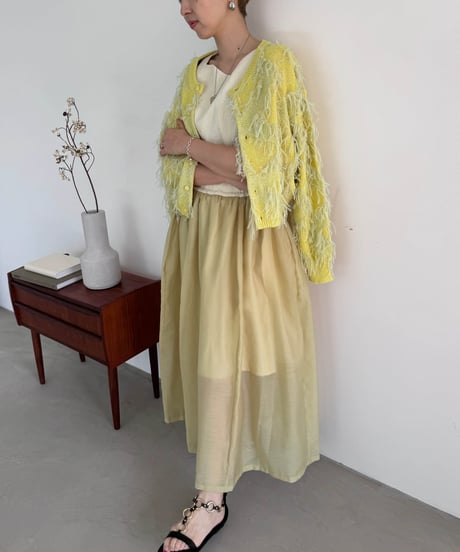 fringe 2way knit   24HESP-041
