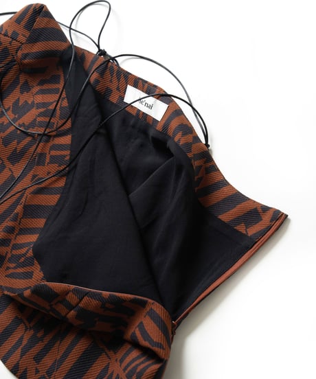 Vandal chic camisole <brown>