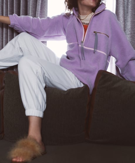 Velour Zip Knit