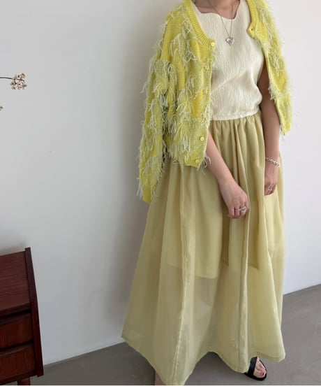 fringe 2way knit   24HESP-041