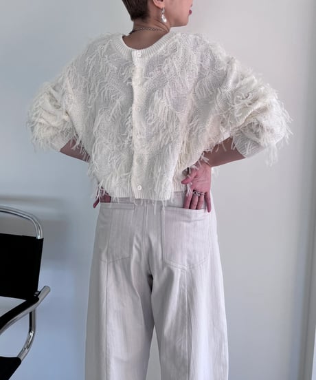 fringe 2way knit   24HESP-041