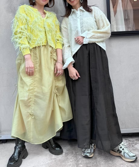 petal hem fringe shirts   24HESP-030