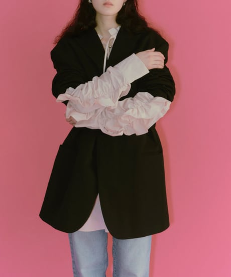 ruffle sleeve shirts   24HESP-033