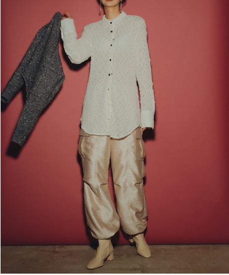 Glitter Parachute Pants <Champagne> 23HEAW-024