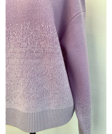 Gradation Knit Sweat Pullover <Lavender> 23HEAW-026