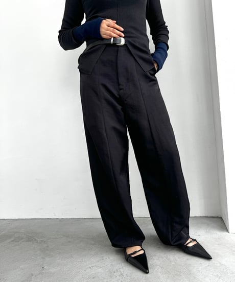 Glossy Budding Pants 24AWHE-045<black>