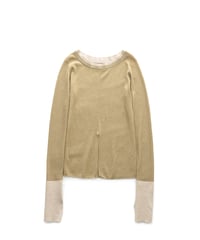 2way Rib Knit 24AWHE-046<camel>